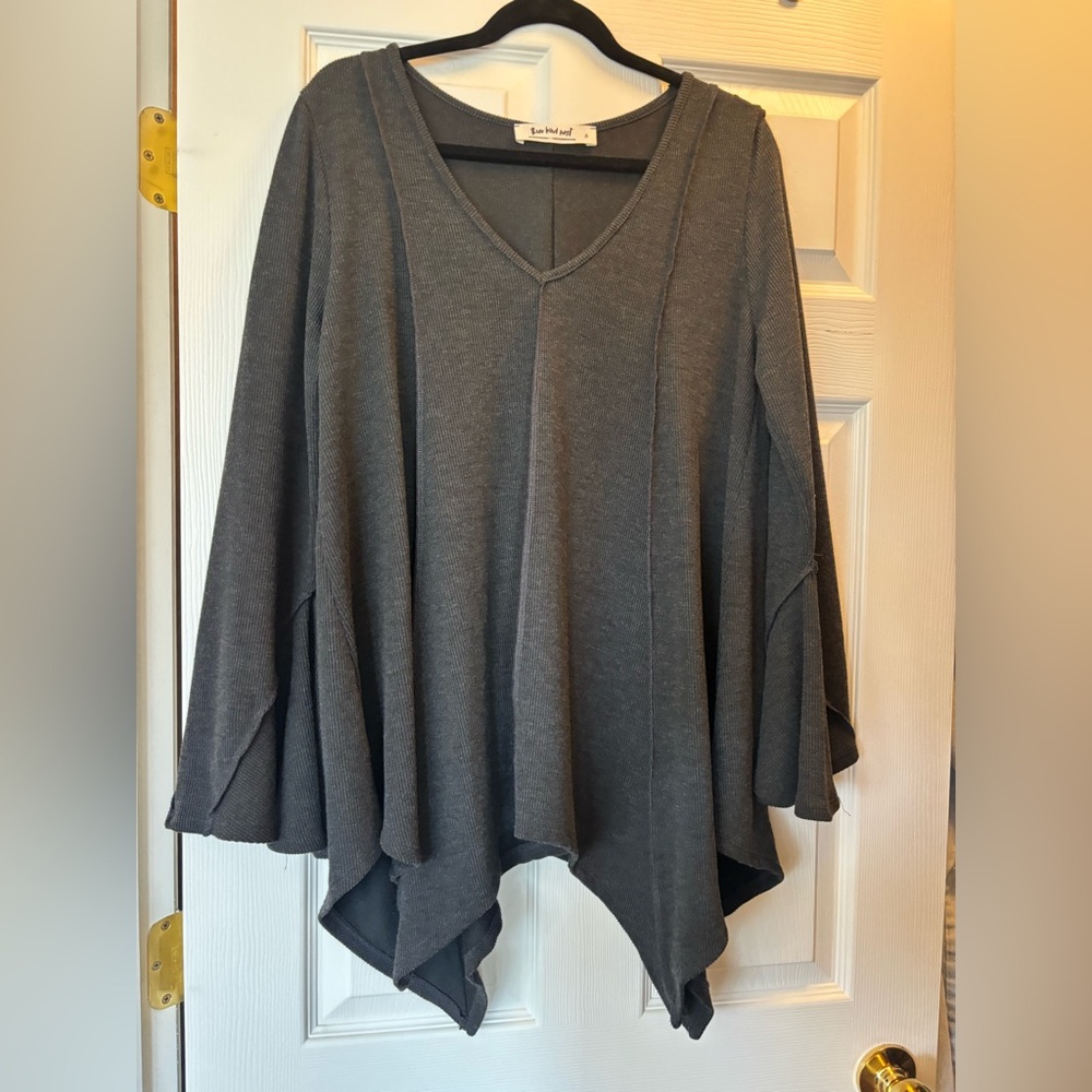 Three Bird Nest Black Knit Top